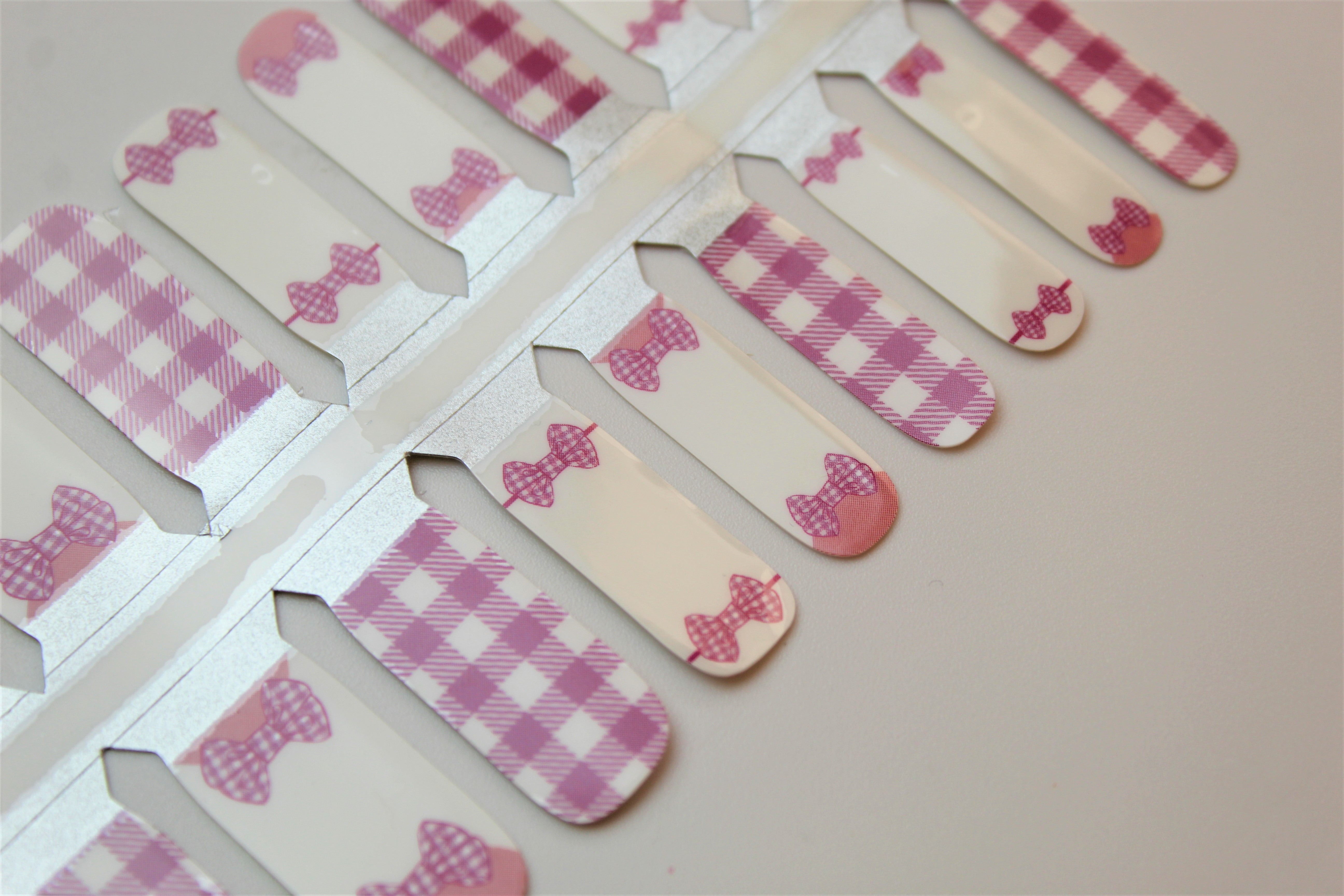 Pink Bows - Kids Strips